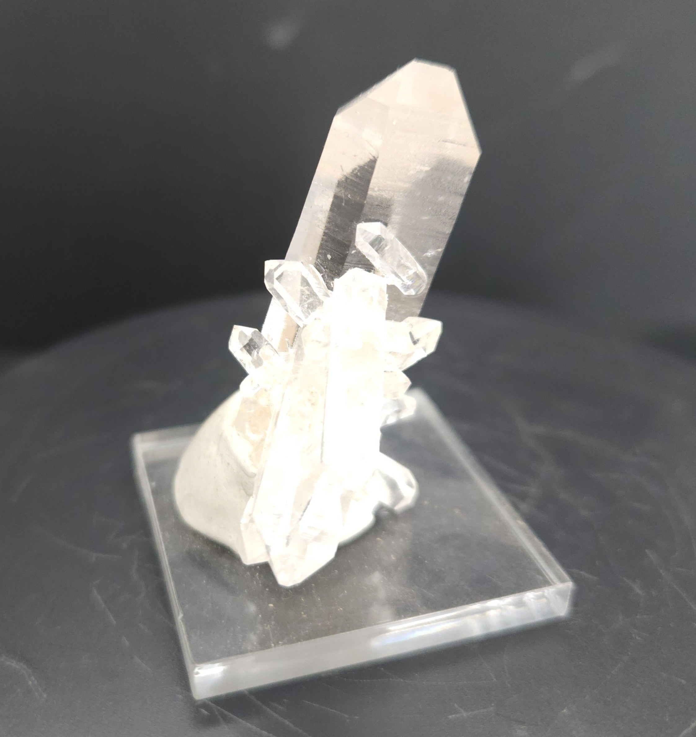 "Jetpack" - Unique Mounted Quartz Crystal Specimen
