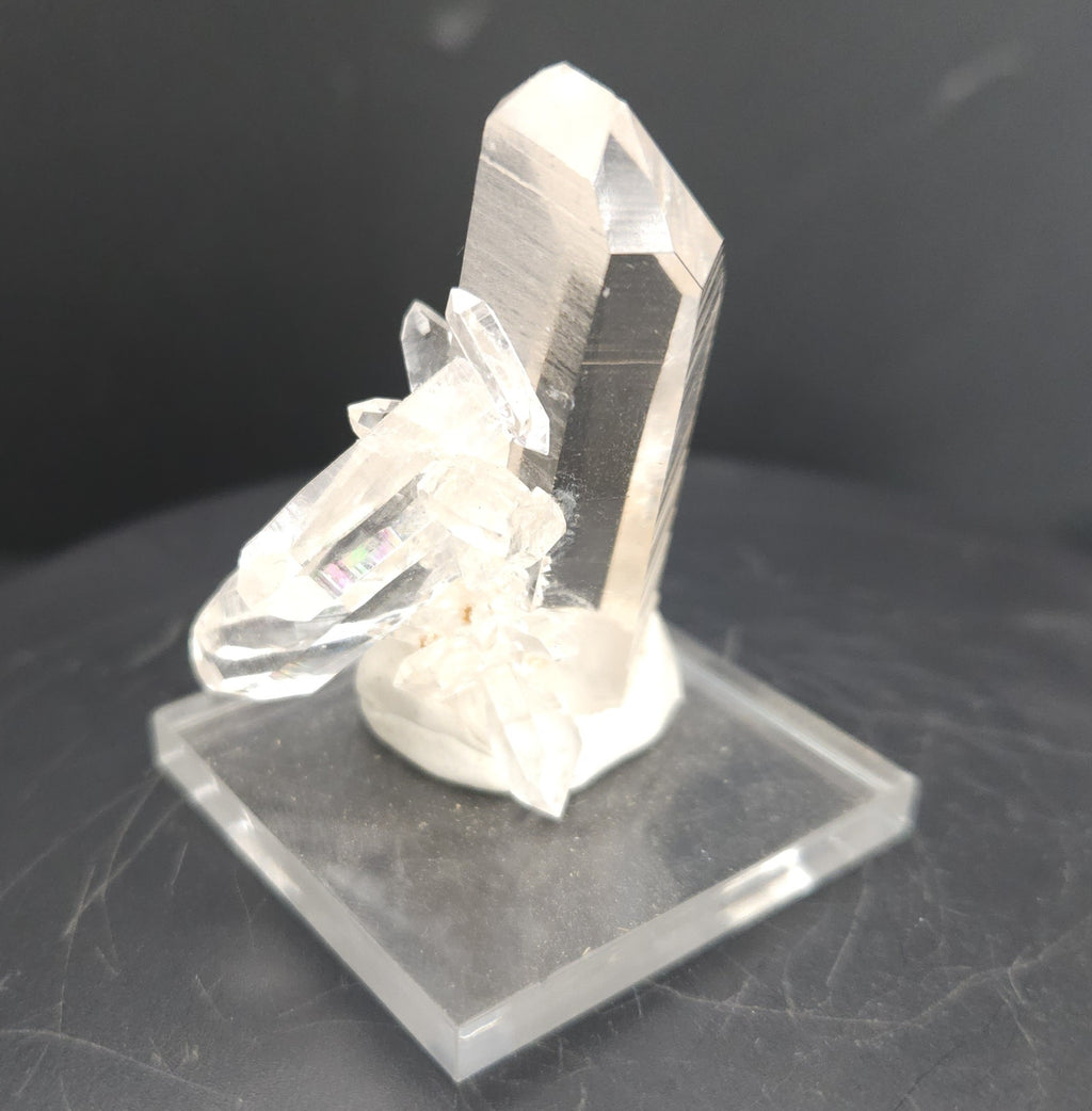 "Jetpack" - Unique Mounted Quartz Crystal Specimen