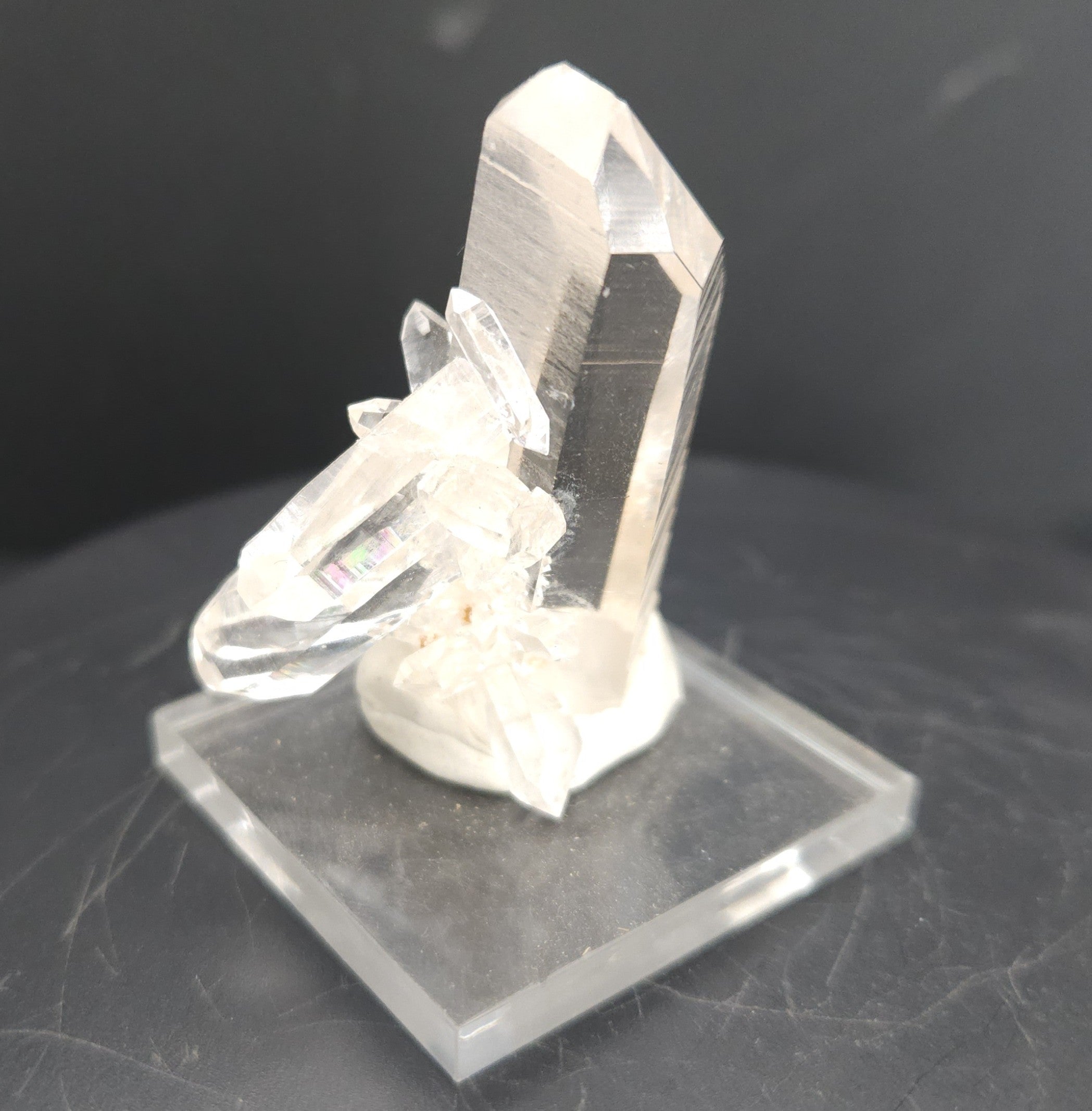 "Jetpack" - Unique Mounted Quartz Crystal Specimen