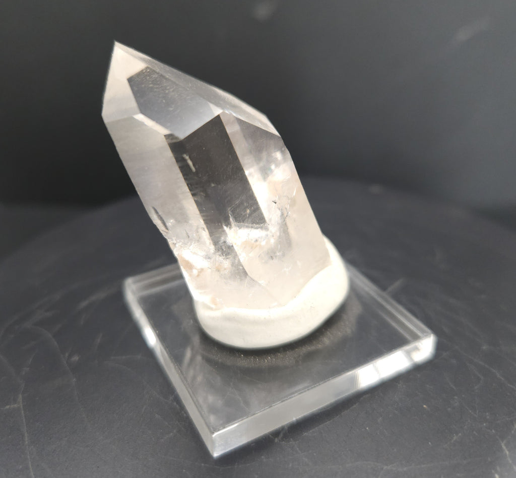 Mounted Large, Perfect Quartz Crystal Point