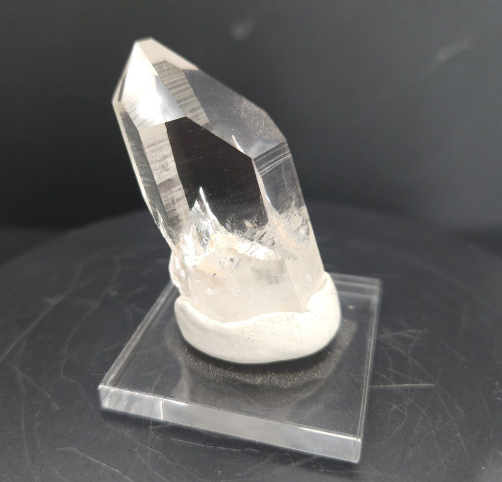 Mounted Large, Perfect Quartz Crystal Point