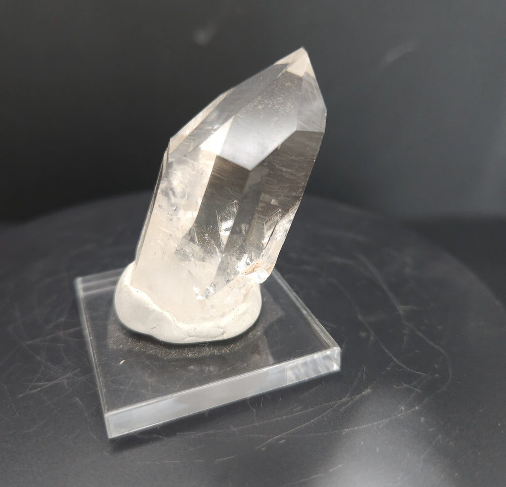 Mounted Large, Perfect Quartz Crystal Point