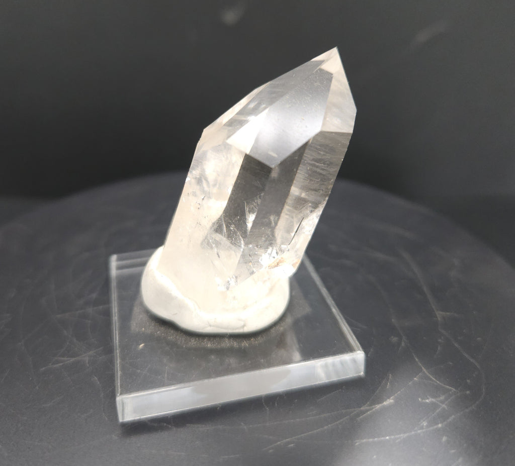 Mounted Large, Perfect Quartz Crystal Point