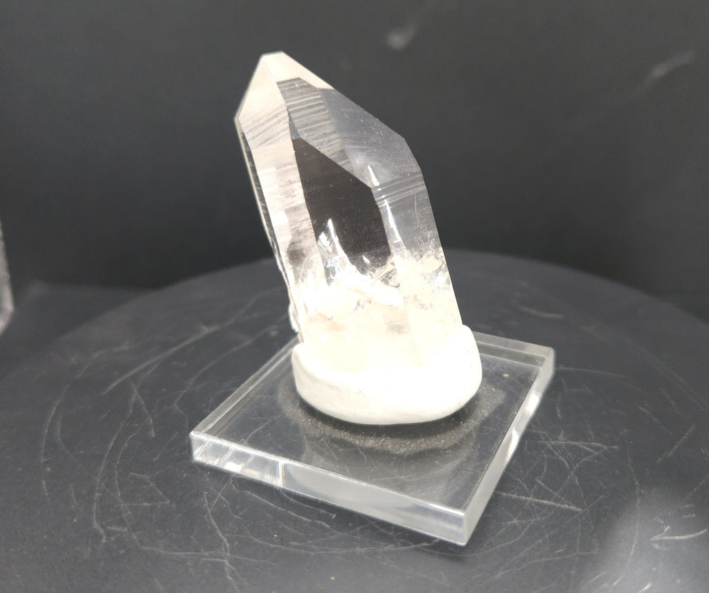 Mounted Large, Perfect Quartz Crystal Point
