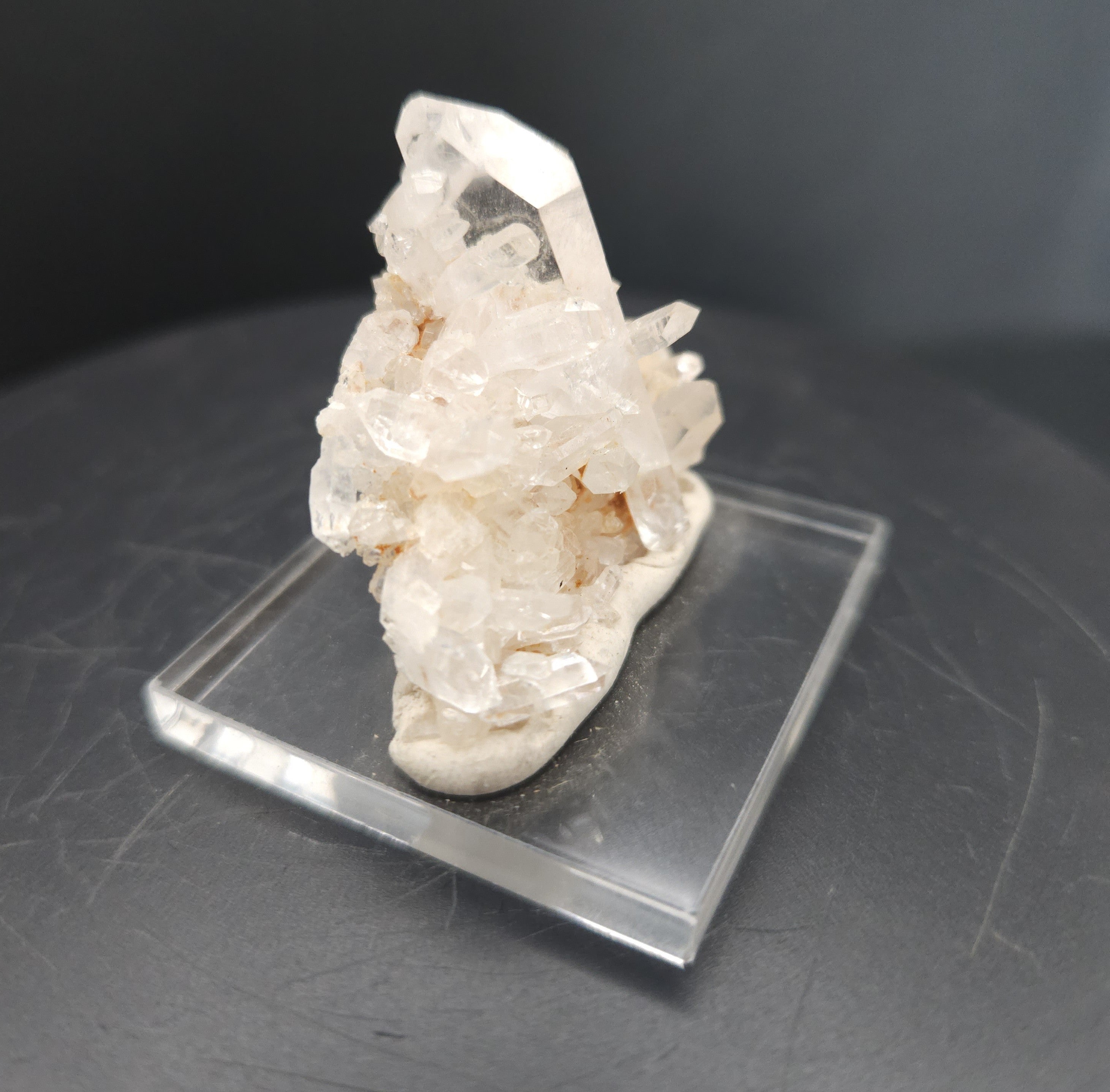"Facade" - Mounted Quartz Crystal Cluster