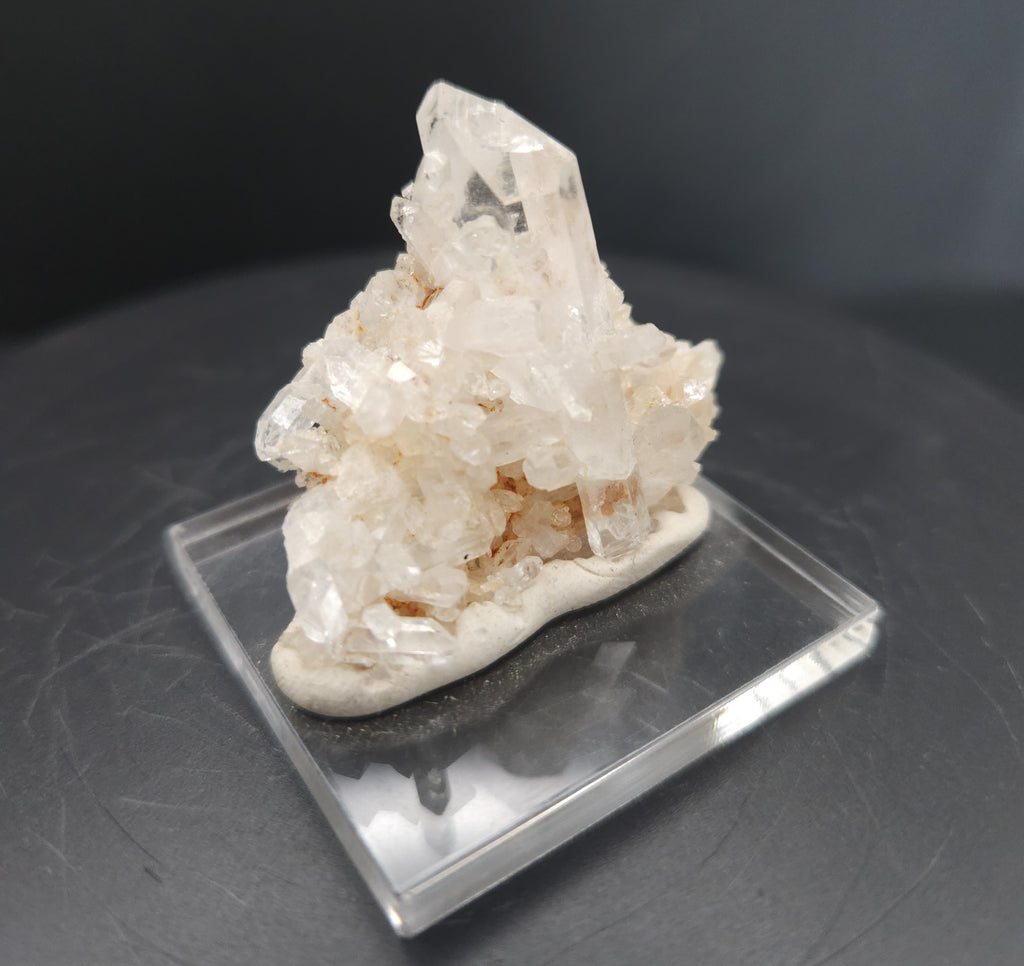 "Facade" - Mounted Quartz Crystal Cluster