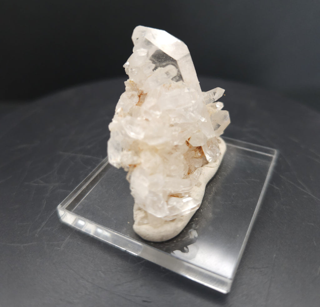 "Facade" - Mounted Quartz Crystal Cluster