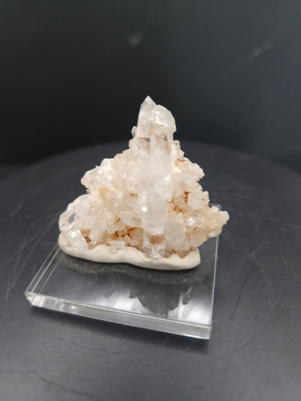 "Facade" - Mounted Quartz Crystal Cluster