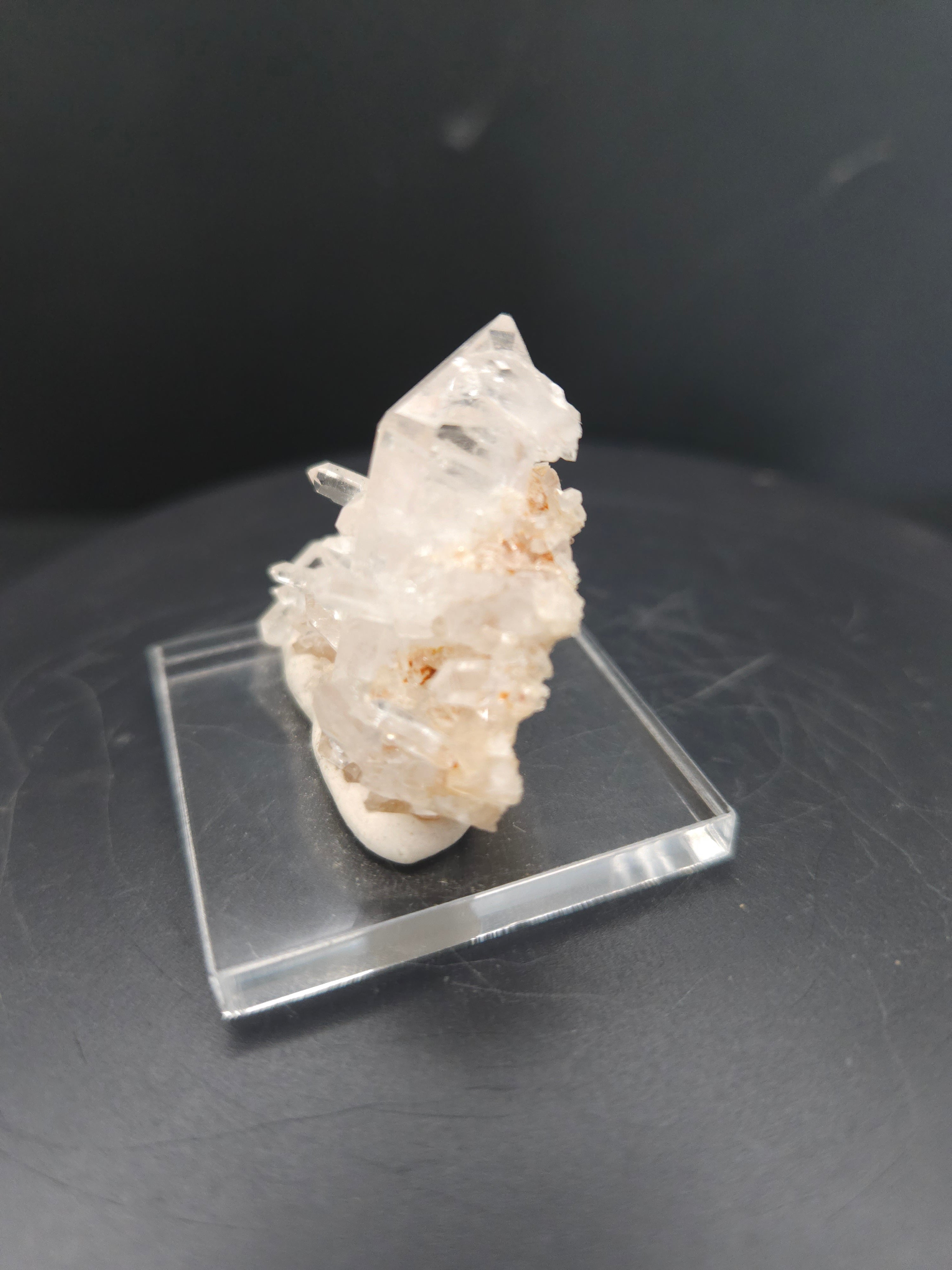 "Facade" - Mounted Quartz Crystal Cluster