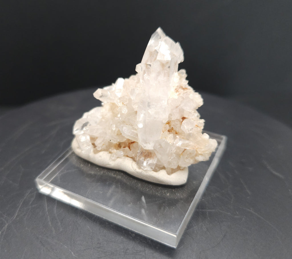 "Facade" - Mounted Quartz Crystal Cluster