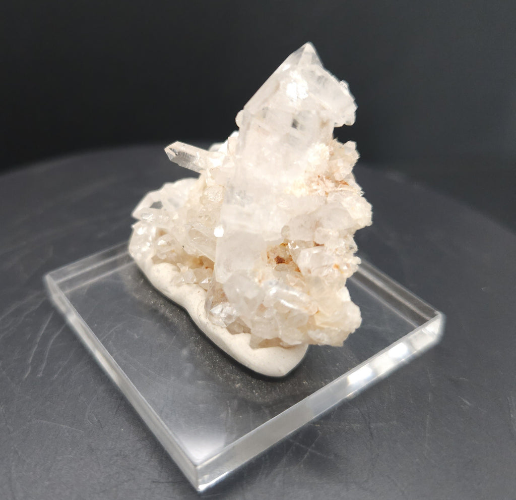 "Facade" - Mounted Quartz Crystal Cluster