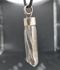 Handmade Sterling Silver Quartz Crystal Pendant