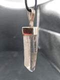 Handmade Sterling Silver Quartz Crystal Pendant