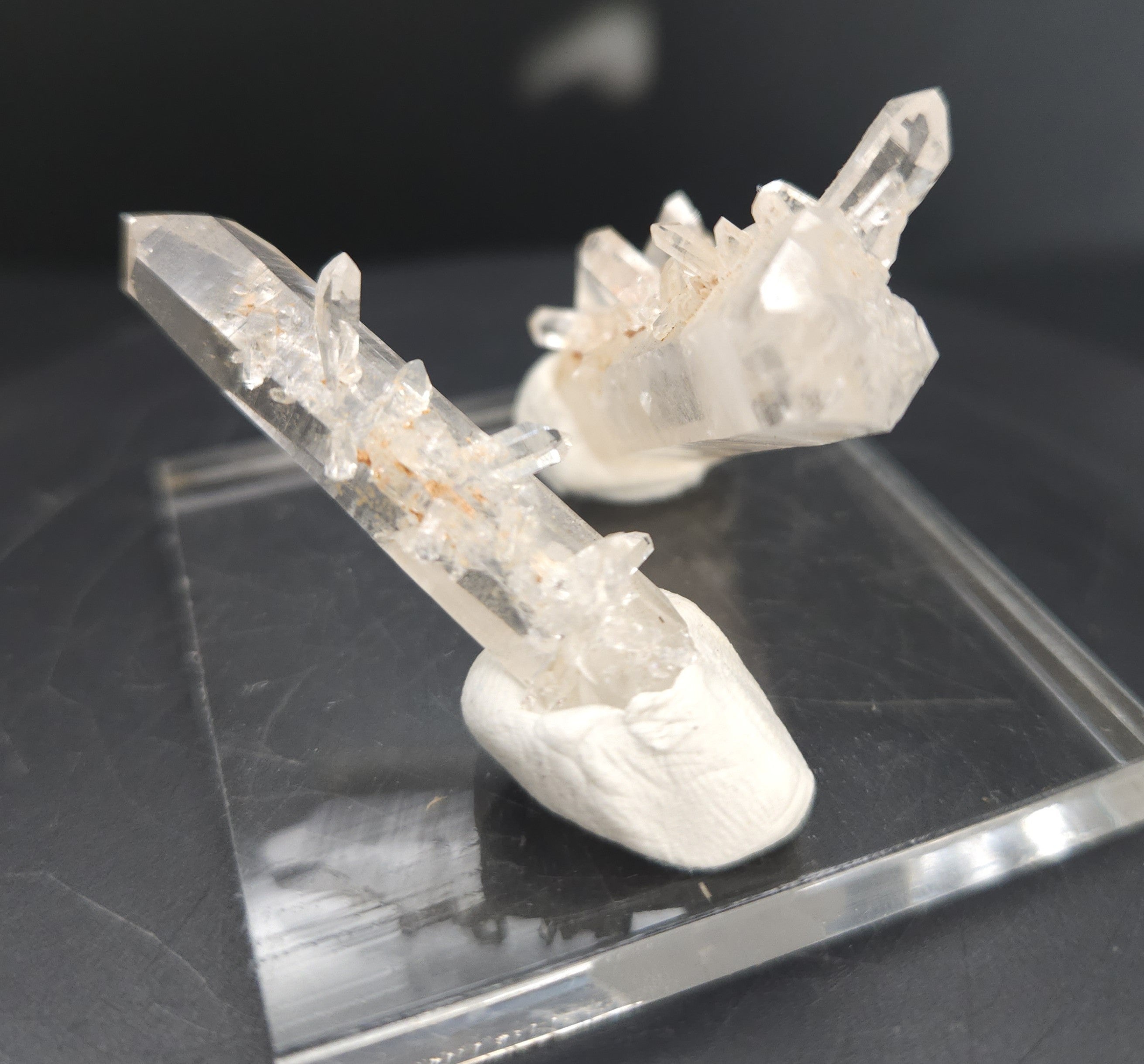 "Growth" - Mounted Quartz Crystal Cluster