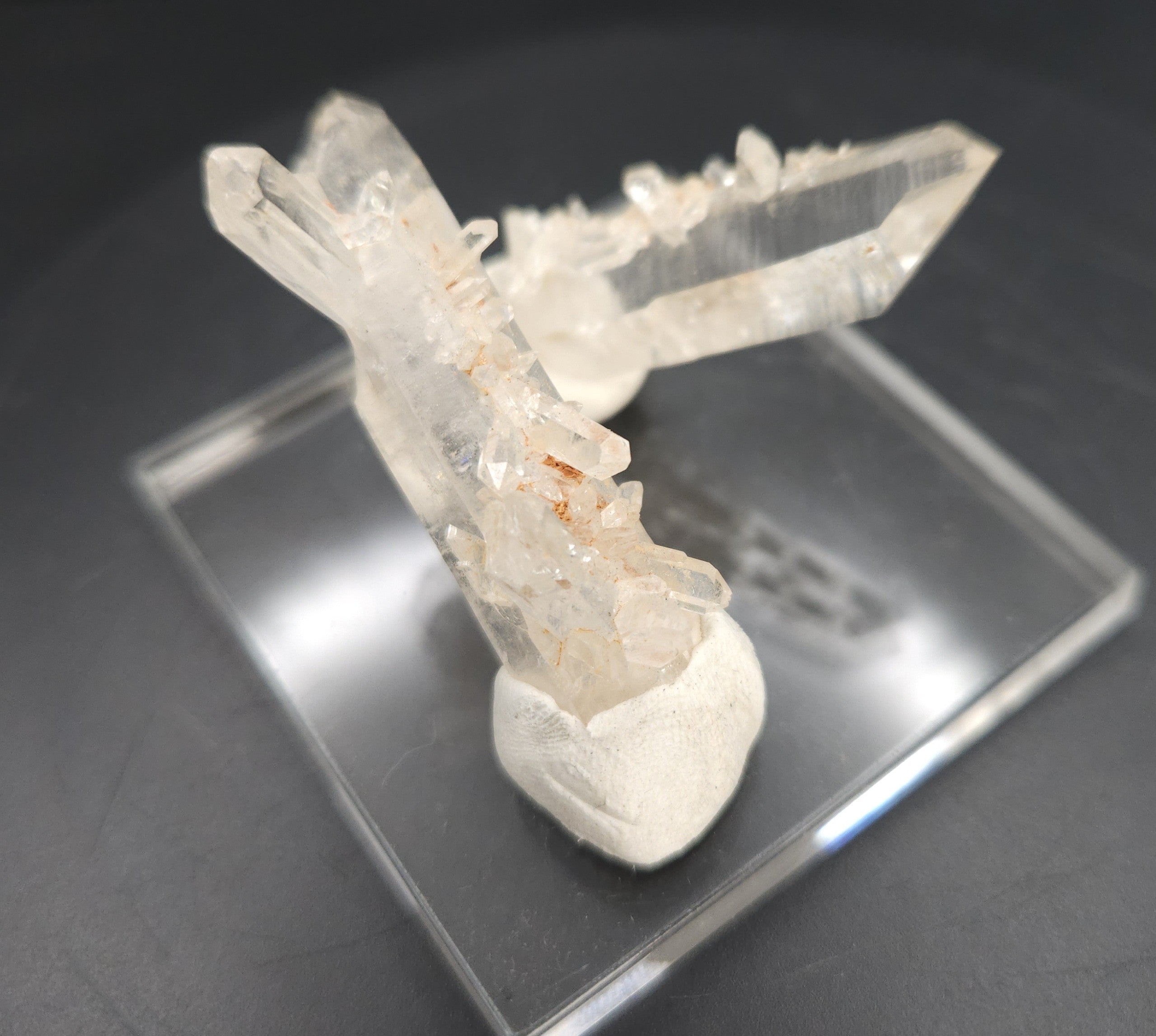 "Growth" - Mounted Quartz Crystal Cluster