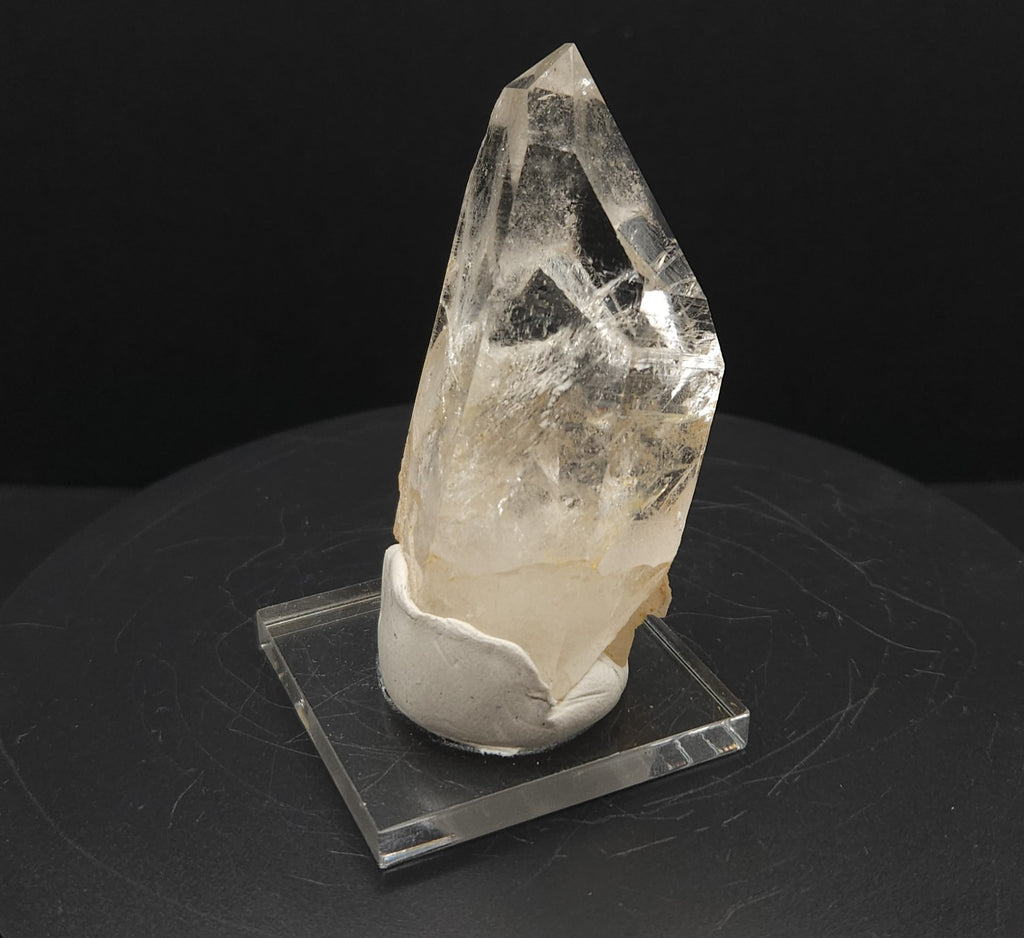 "Secret Window" - Mounted Quartz Crystal Point