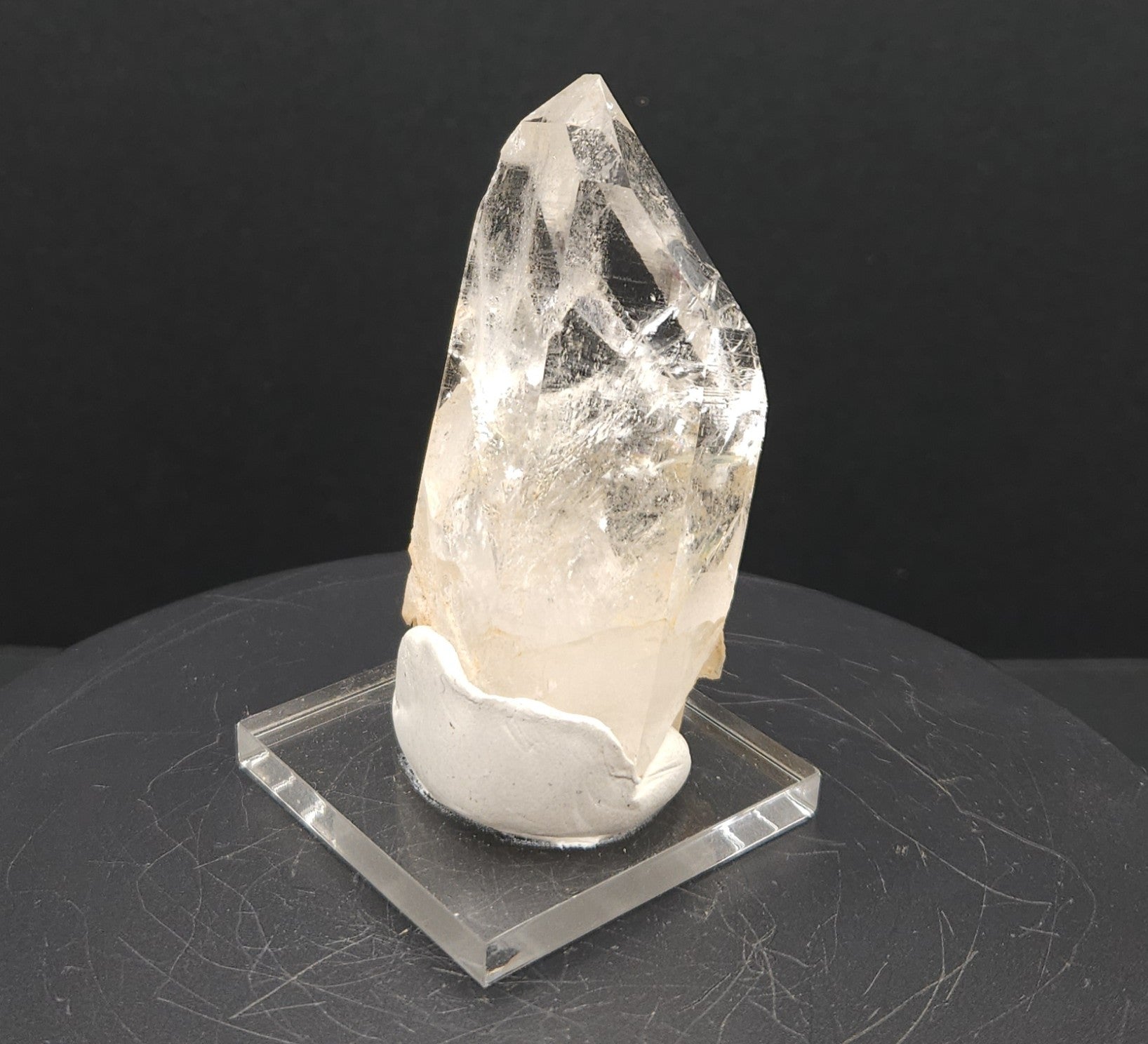 "Secret Window" - Mounted Quartz Crystal Point