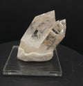 "Embracing for Impact" - Mounted Quartz Crystal Point