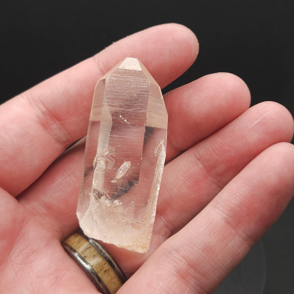 Medium sized quartz crystal point