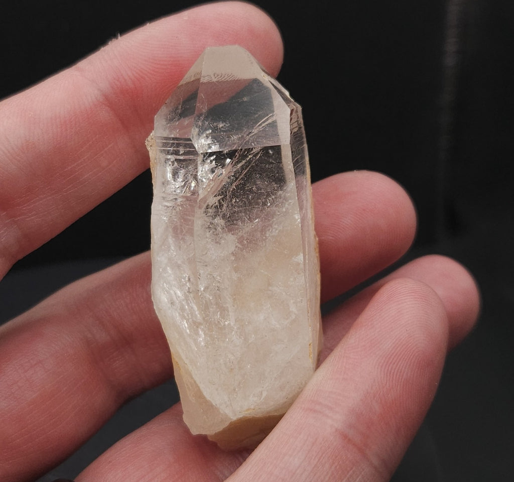 Medium sized quartz crystal point