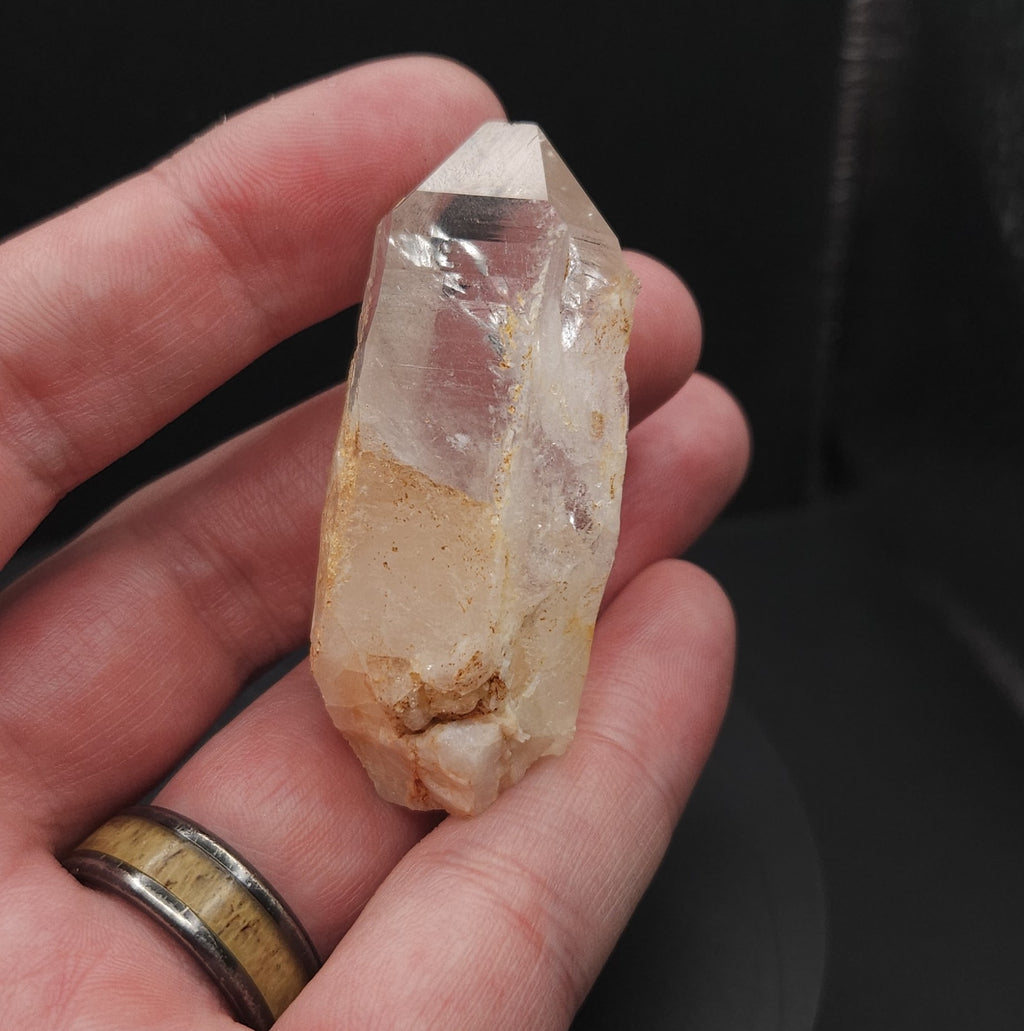 Medium sized quartz crystal point