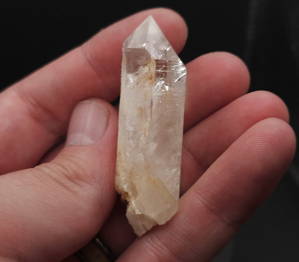 Medium sized quartz crystal point