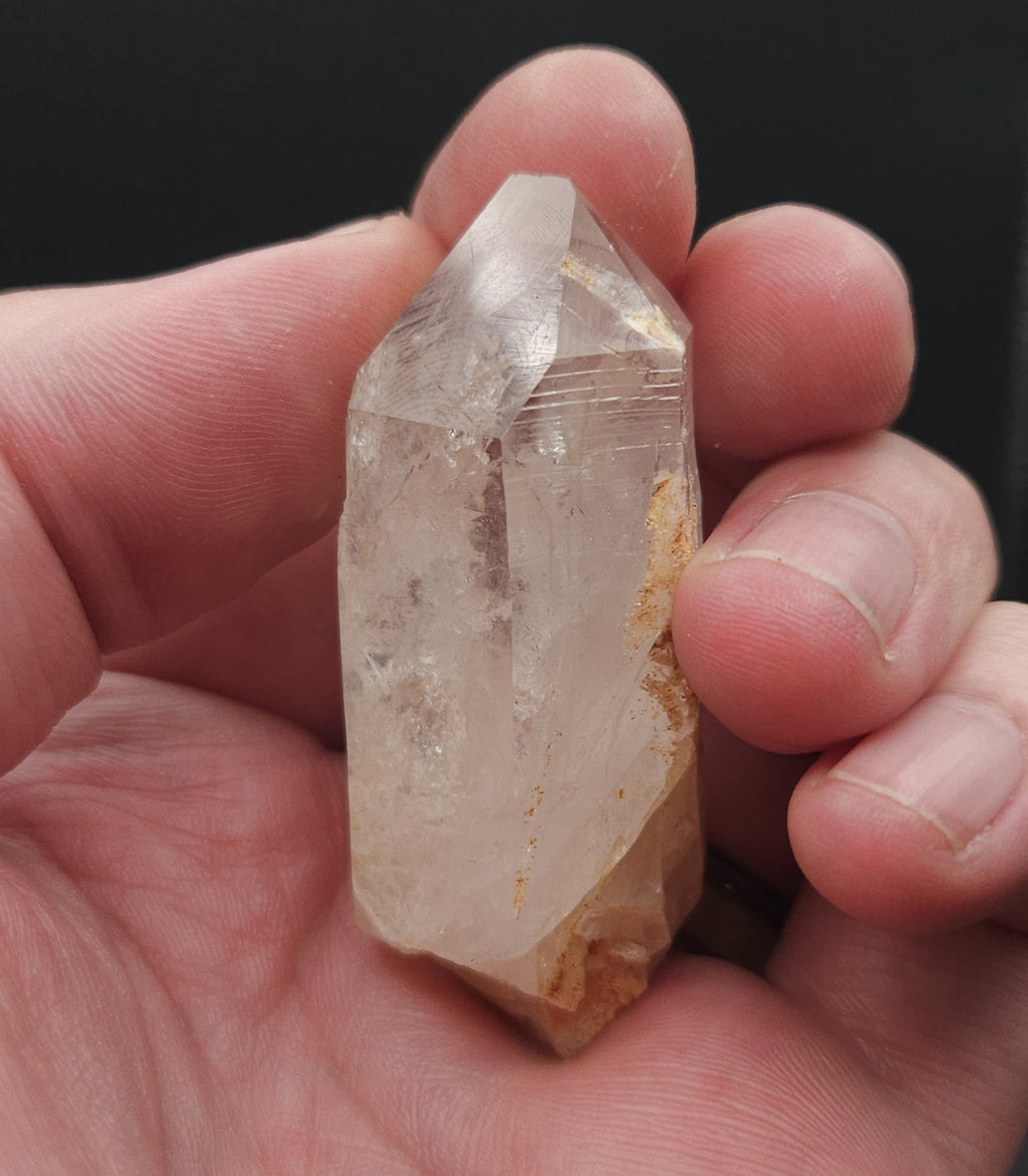 Medium sized quartz crystal point