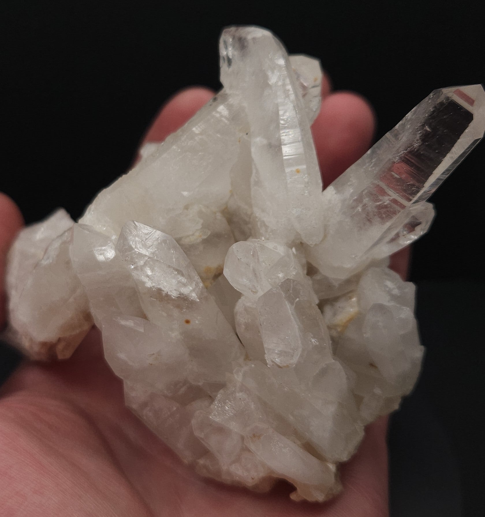 "Healed Cataclysm" - Medium Quartz crystal cluster