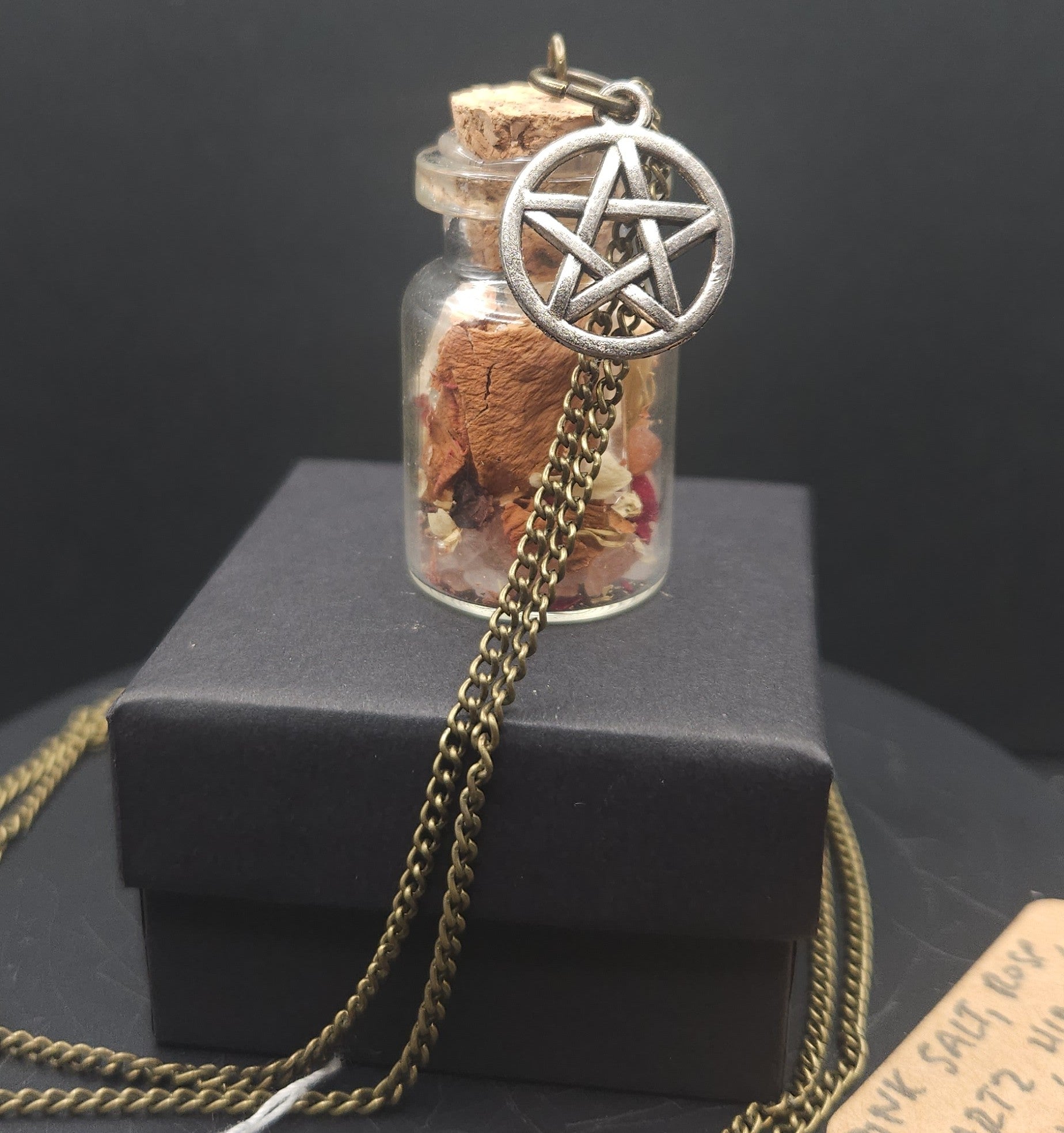 Mini Self Love & Protection Spell Jar Pendant