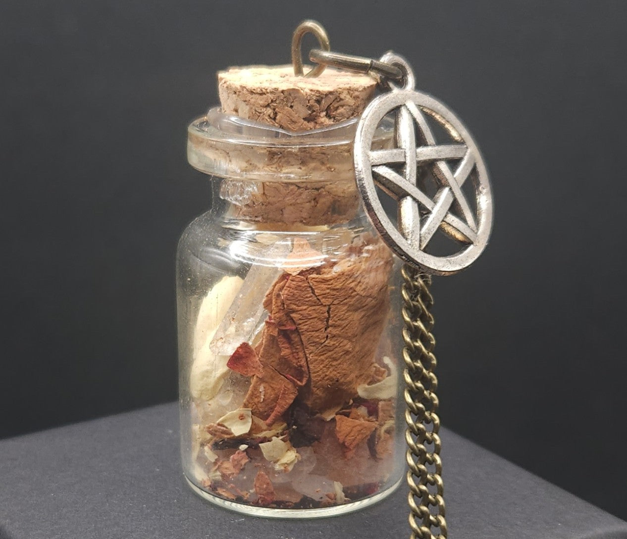 Mini Self Love & Protection Spell Jar Pendant