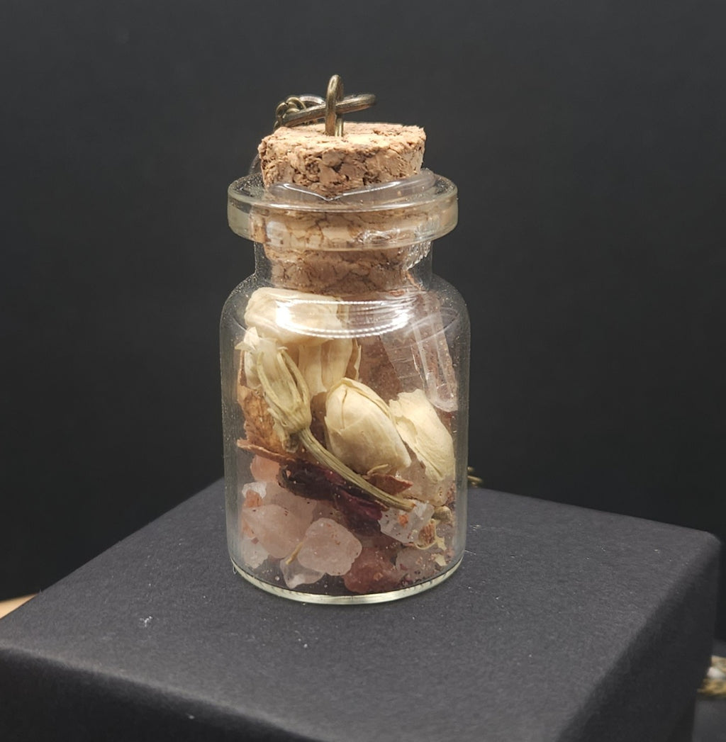 Mini Self Love & Protection Spell Jar Pendant