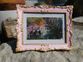The End - Original, Signed Watercolor/Mixed Media - 1.5"x2" in a 2"x3" magnetic frame