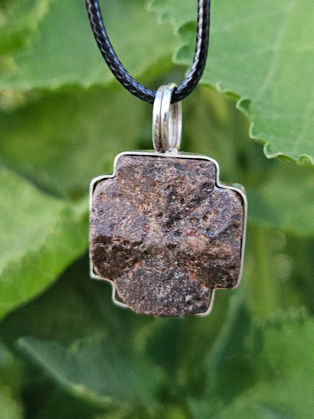 Handmade Sterling Silver wrapped Staurolite