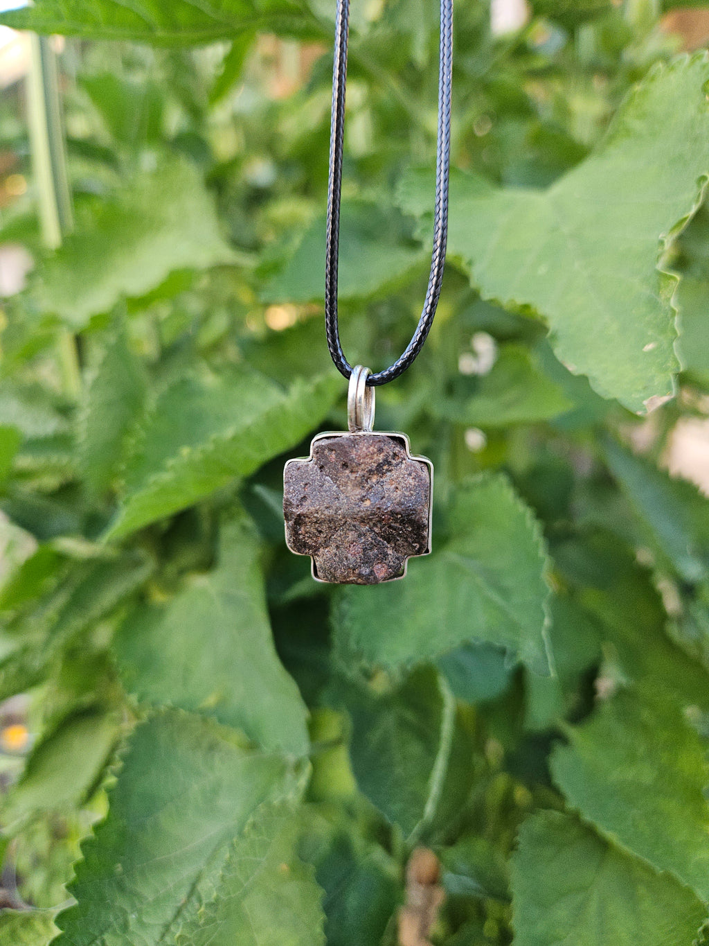 Handmade Sterling Silver wrapped Staurolite
