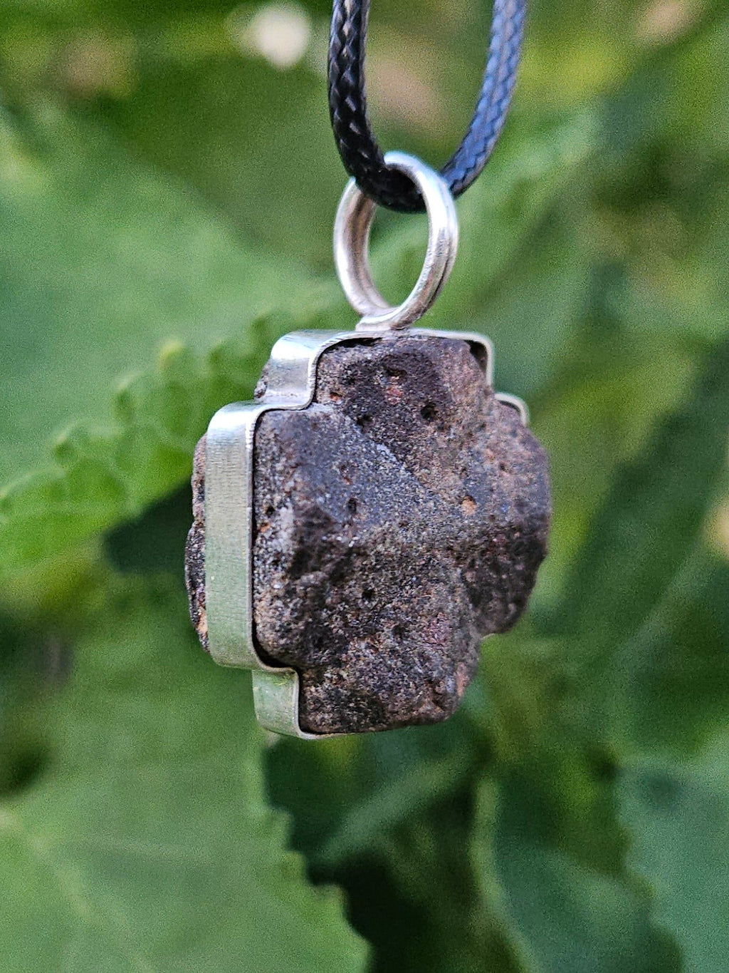 Handmade Sterling Silver wrapped Staurolite