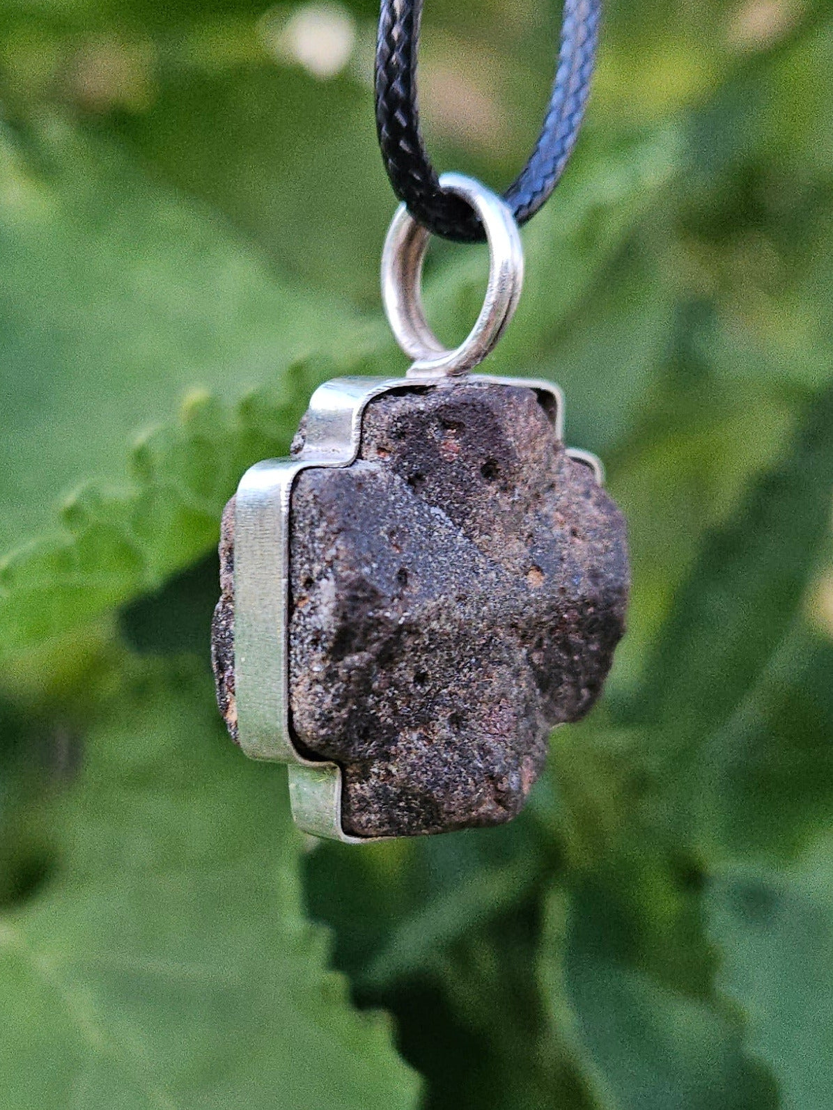 Handmade Sterling Silver wrapped Staurolite