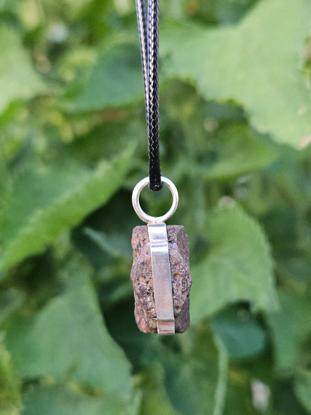 Handmade Sterling Silver wrapped Staurolite