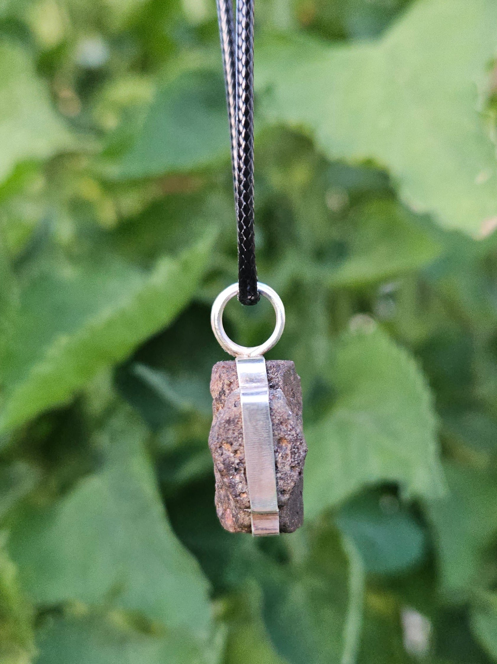 Handmade Sterling Silver wrapped Staurolite
