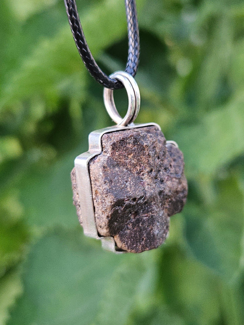 Handmade Sterling Silver wrapped Staurolite