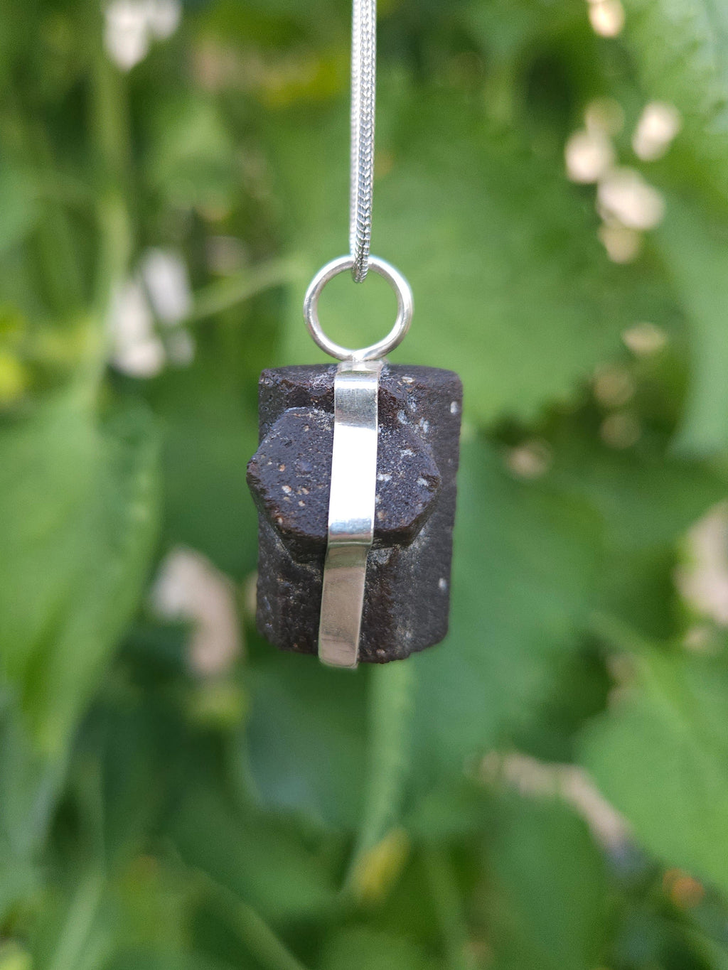 Handmade Sterling Silver wrapped Staurolite