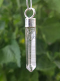 Handmade Sterling Silver Quartz Crystal Pendant