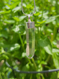 Handmade Sterling Silver Quartz Crystal Pendant