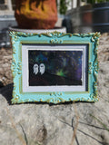 Frenz - Original, Signed Watercolor - 1.5"x2" in a 2"x3" magnetic frame