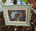 Cosmos - Original, Signed Watercolor - 1.5"x2" in a 2"x3" magnetic frame