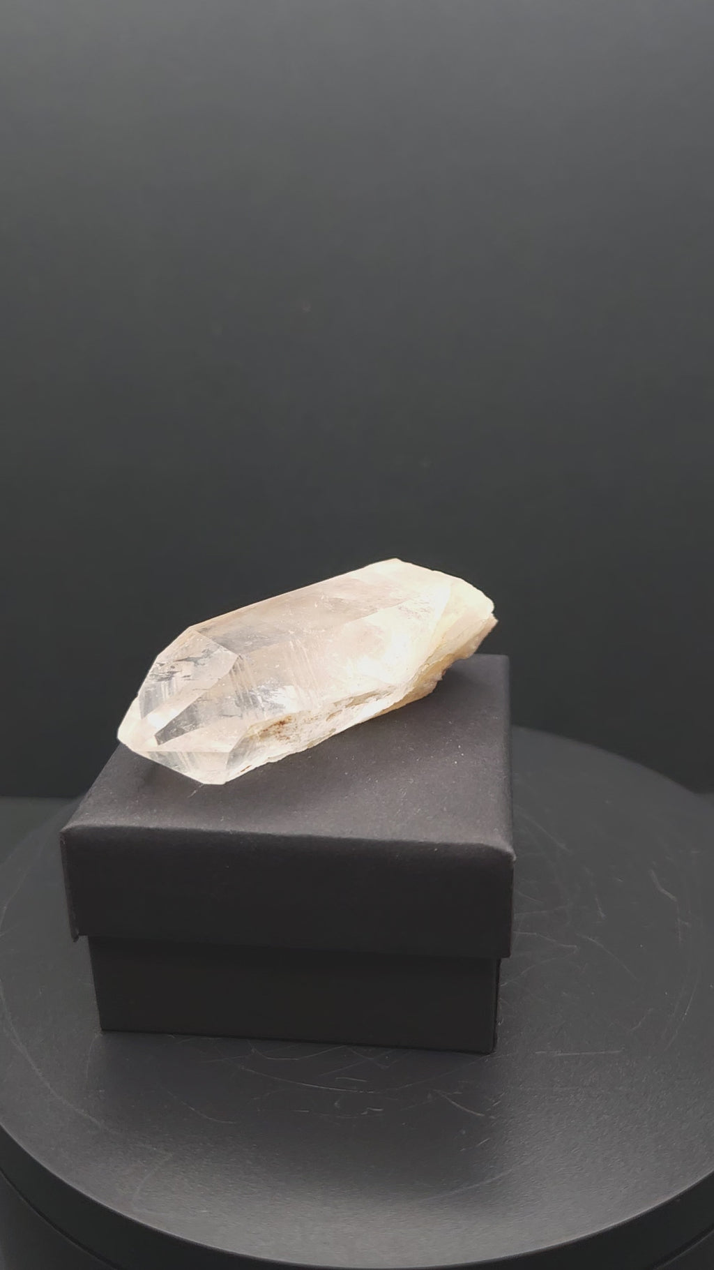 Medium sized quartz crystal point