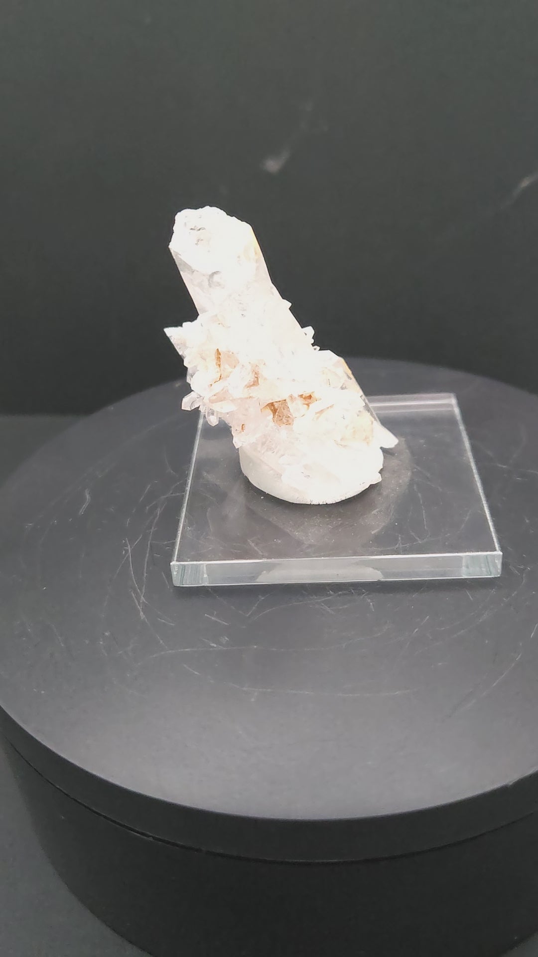 "Still Standing" - Mounted Quartz Crystal Specimen