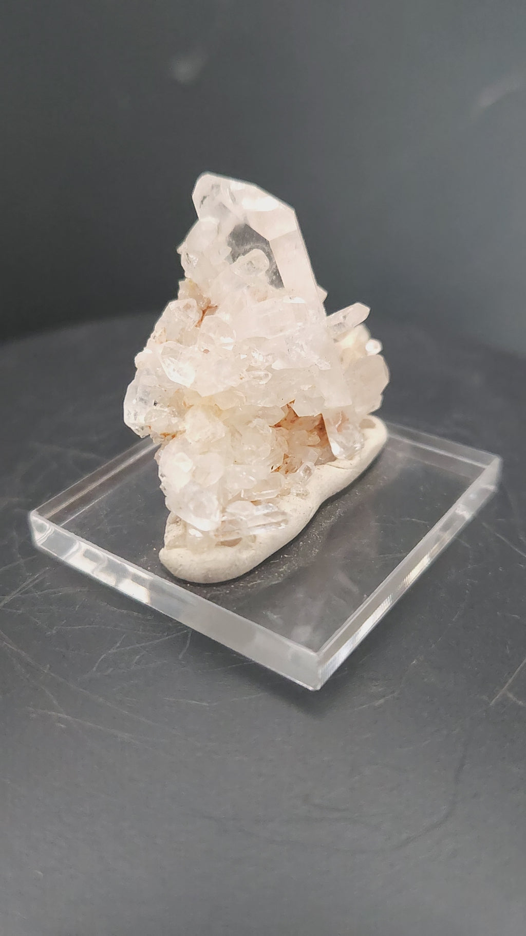"Facade" - Mounted Quartz Crystal Cluster