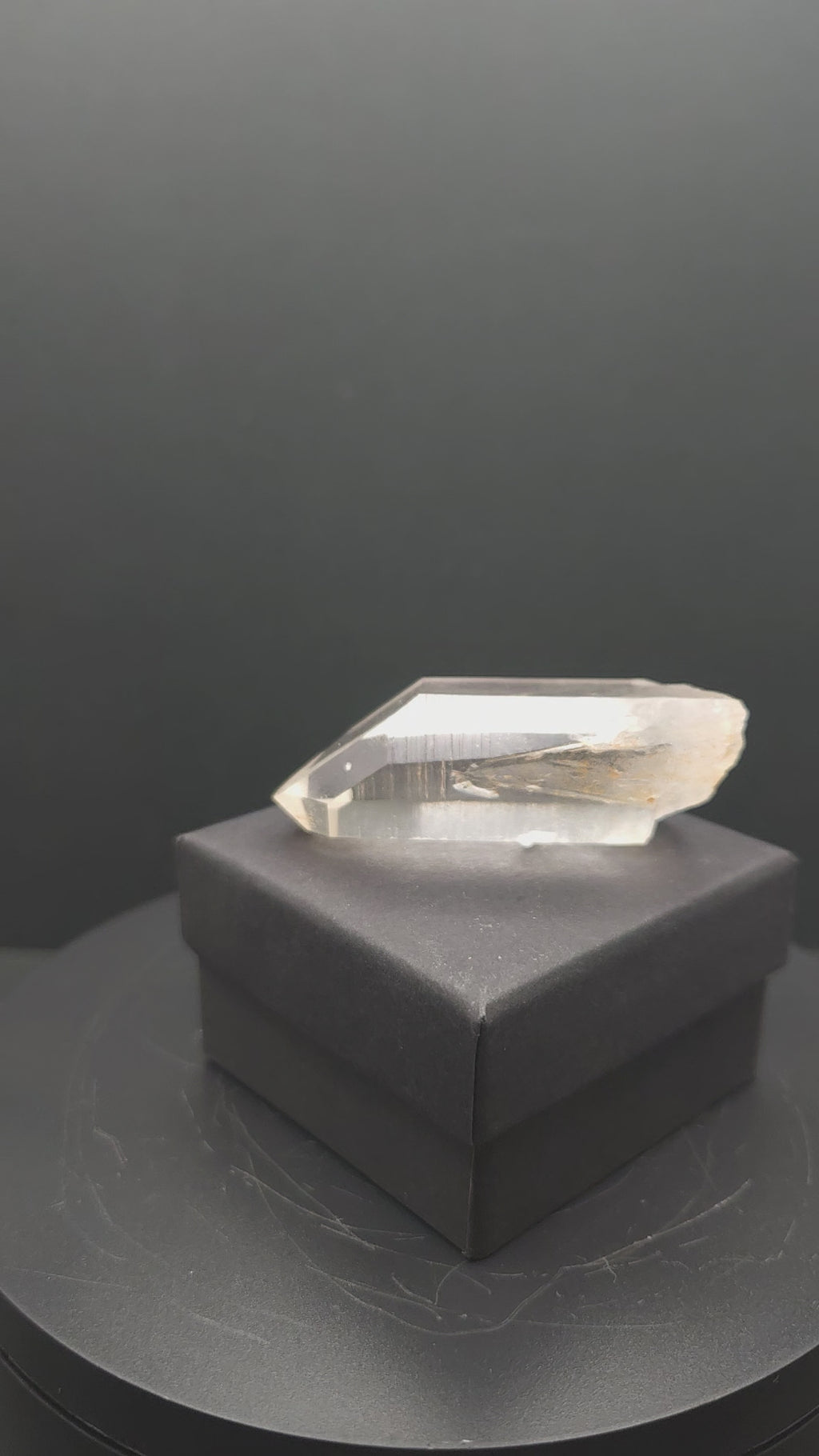 Medium sized quartz crystal point